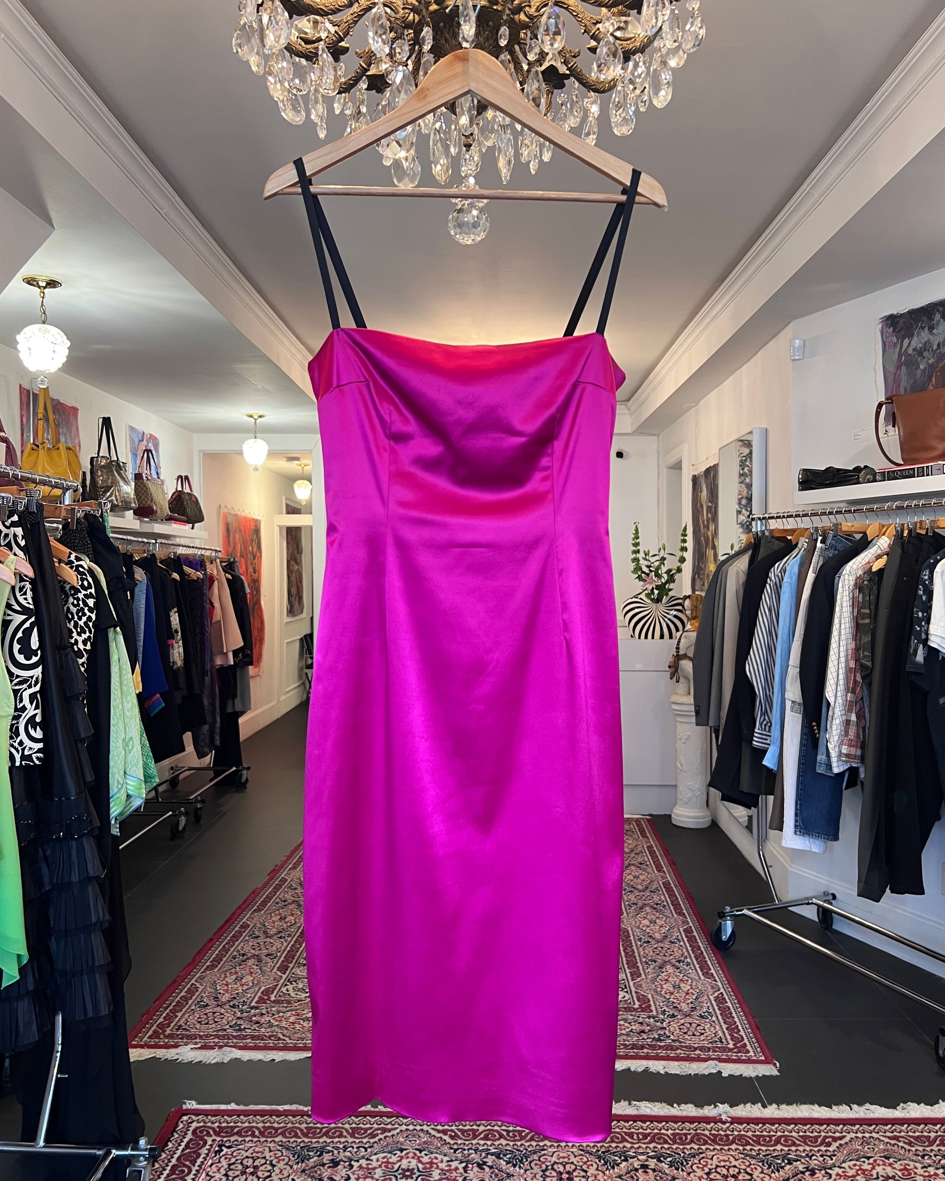 2000s Dolce & Gabbana Fuchsia Dress