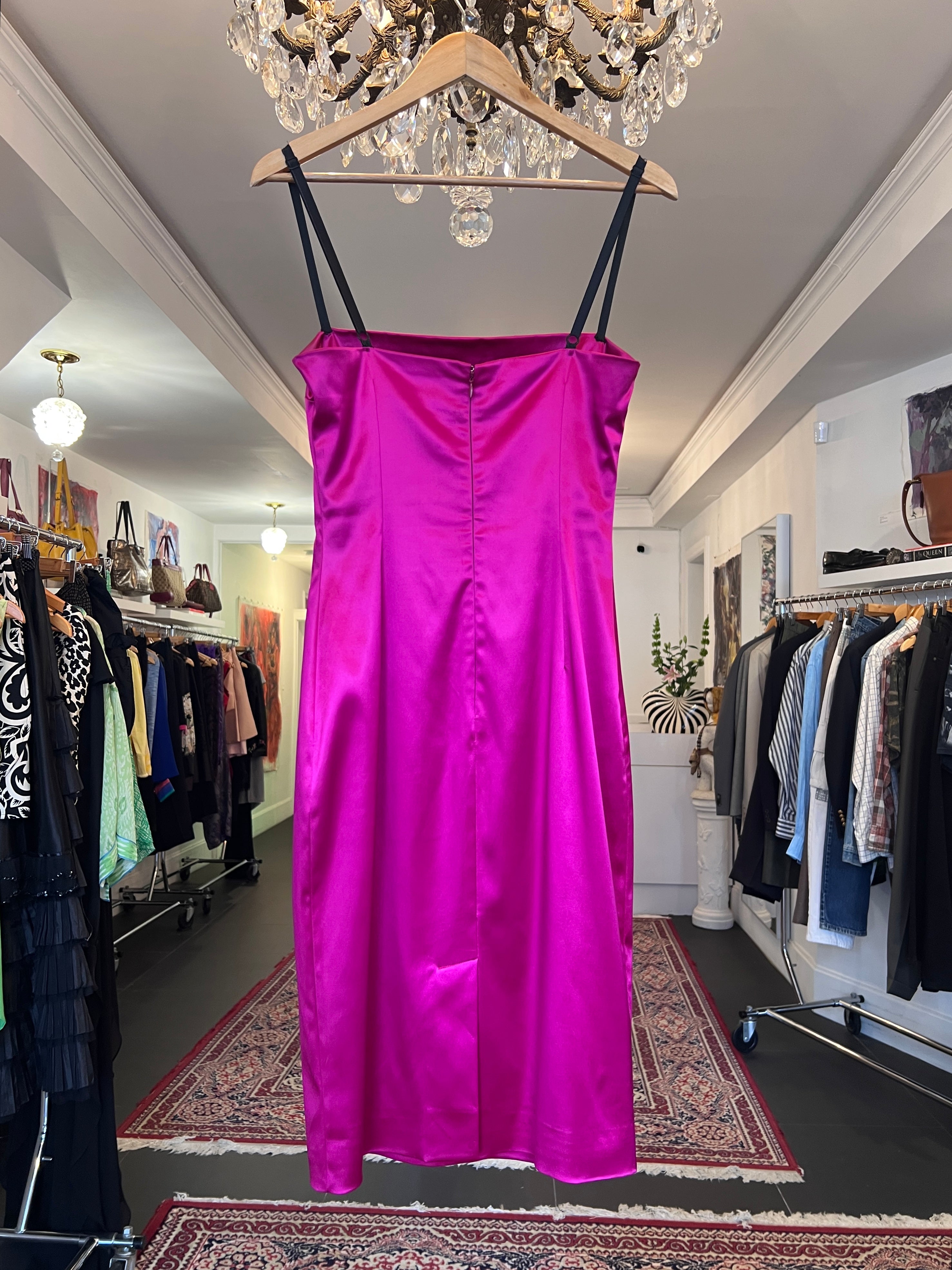2000s Dolce & Gabbana Fuchsia Dress