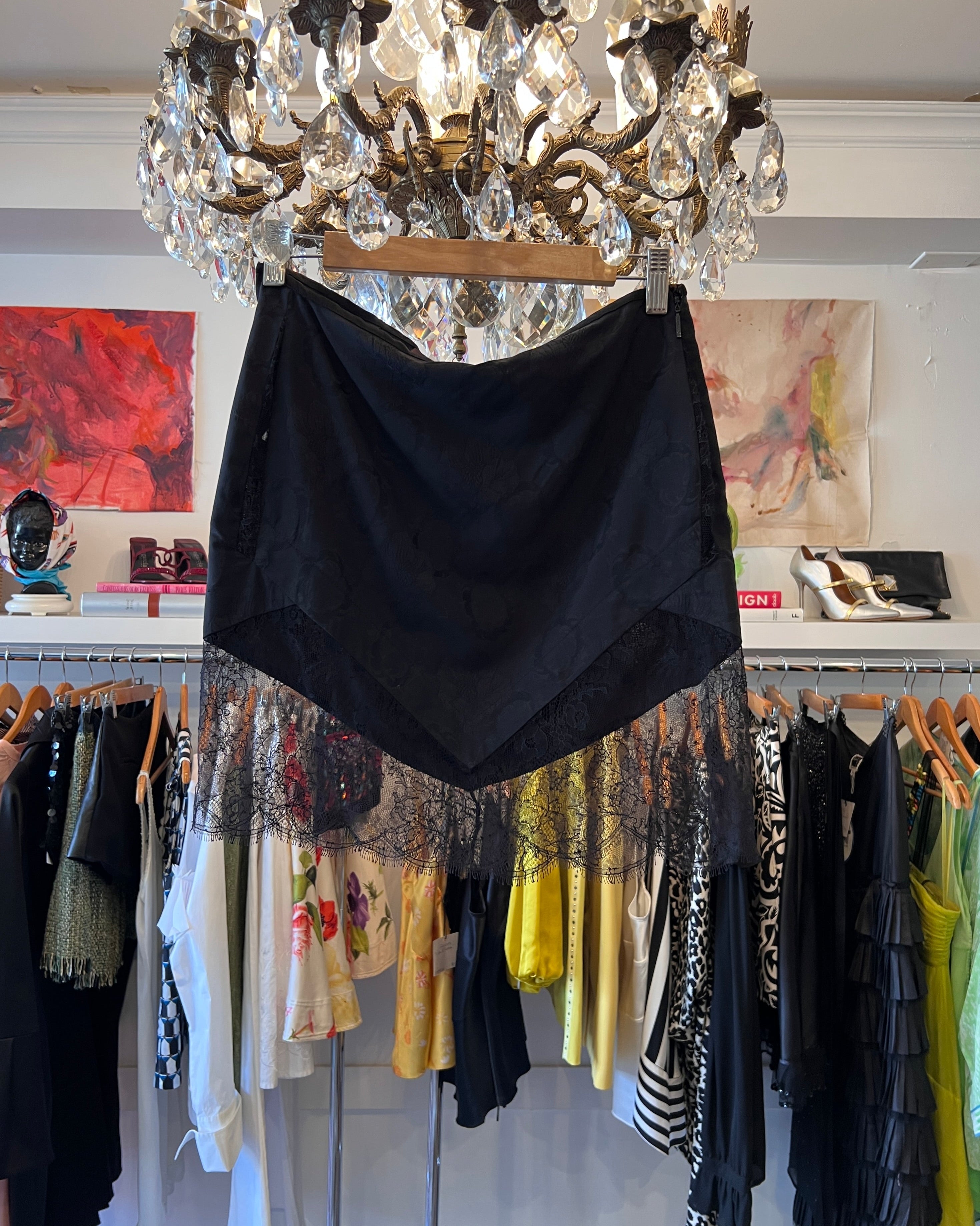 2003 Roberto Cavalli Mini Skirt