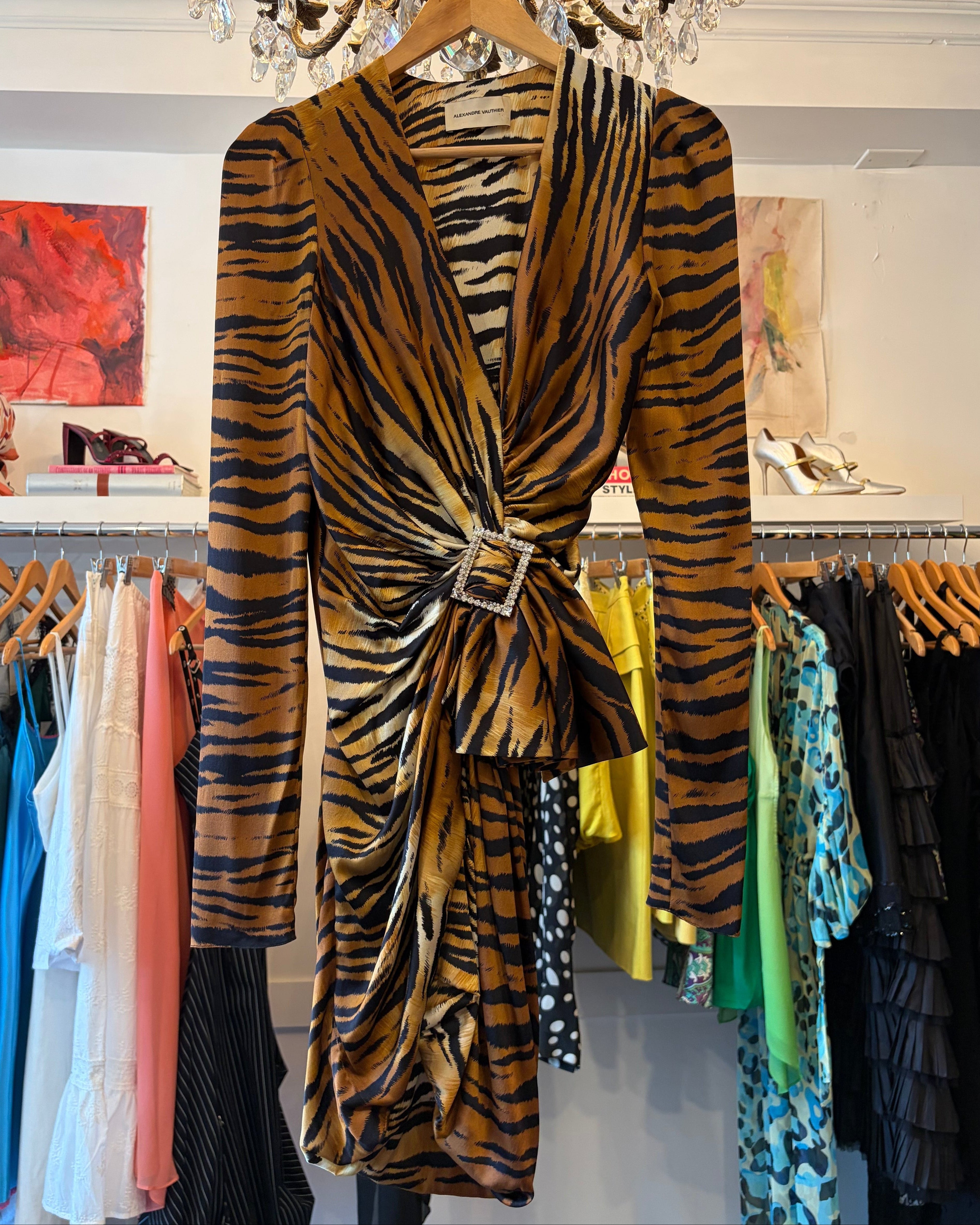 2019 Alexander Vauthier Silk Dress