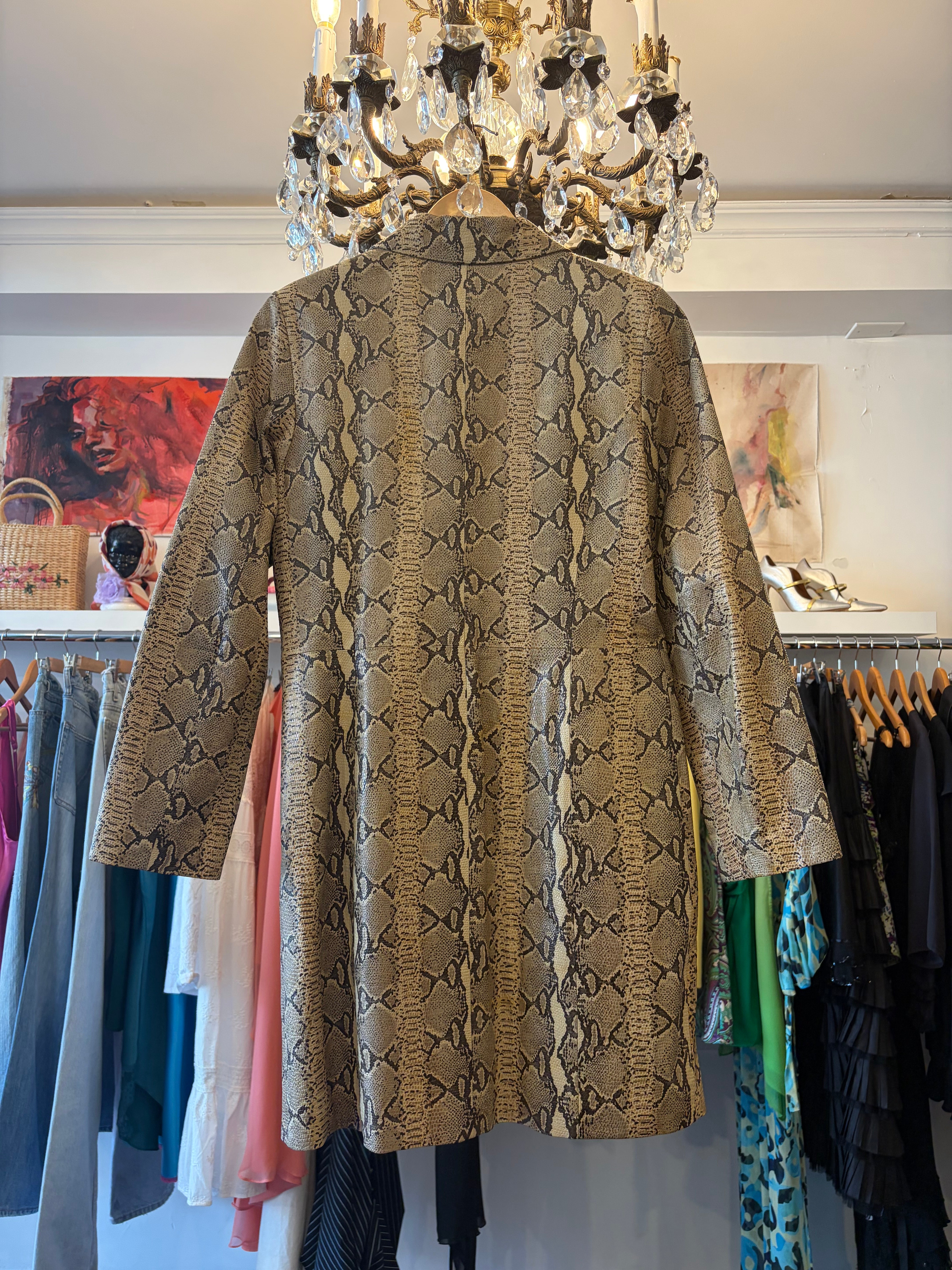1990s Danier Snakeskin Jacket