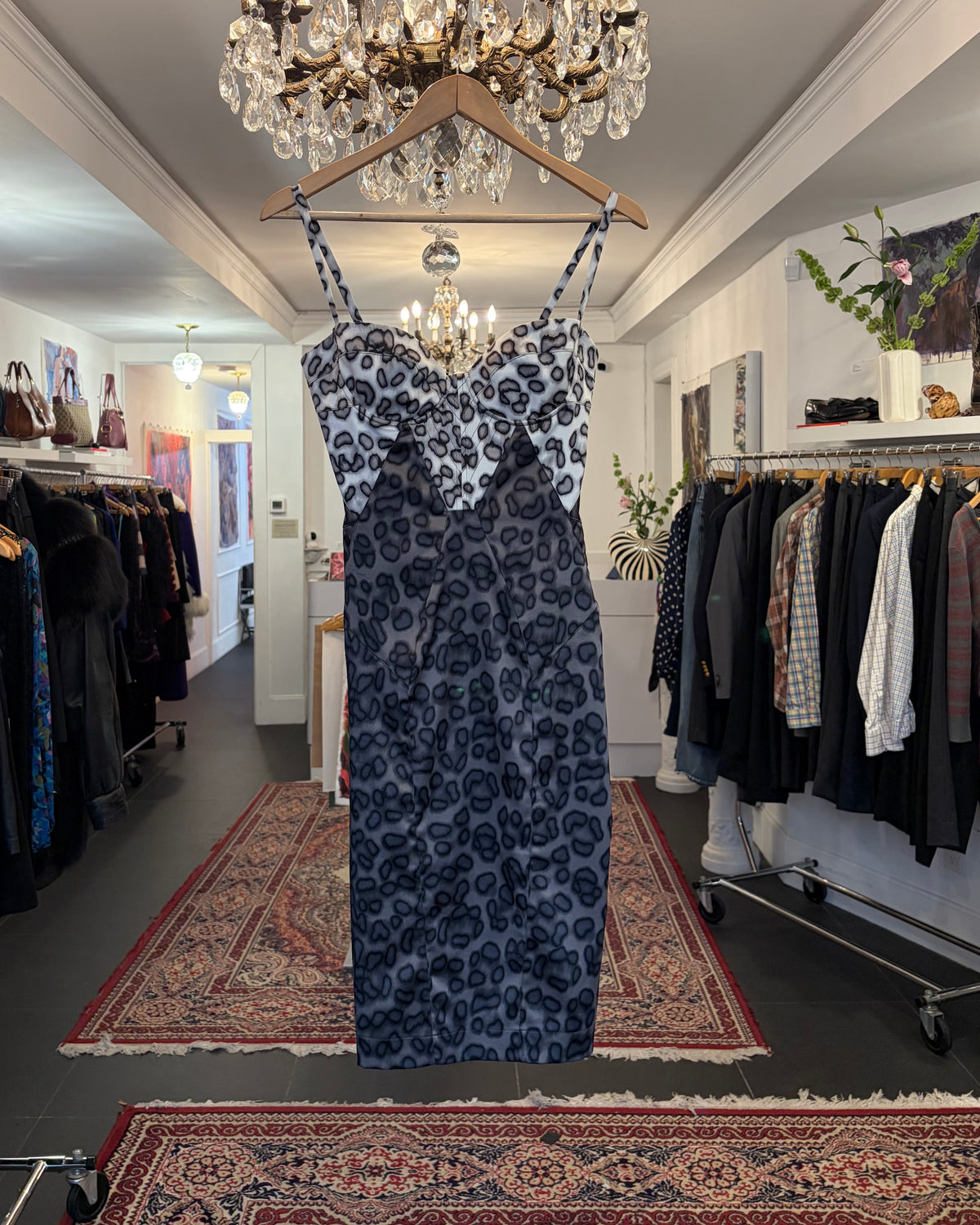 2000s Just Cavalli Satin Dress