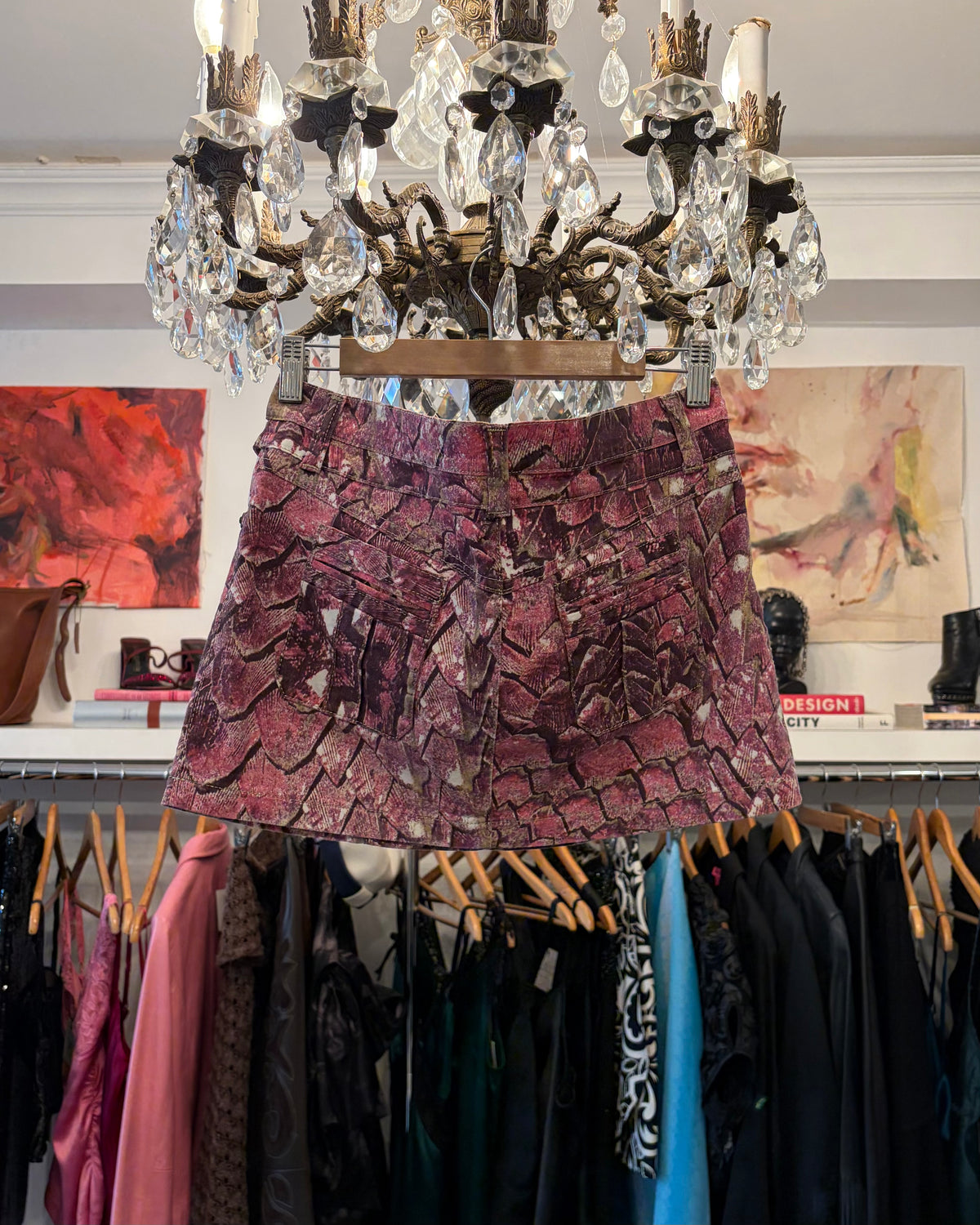 2000s Just Cavalli Denim Skirt