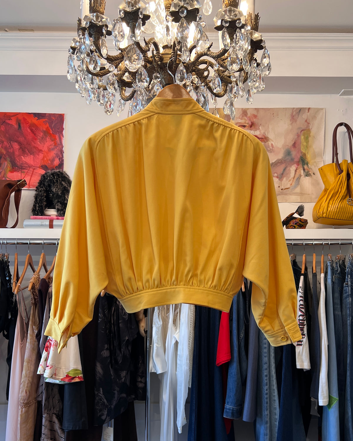 1980s Emanuel Ungaro Cropped Wool Jacket