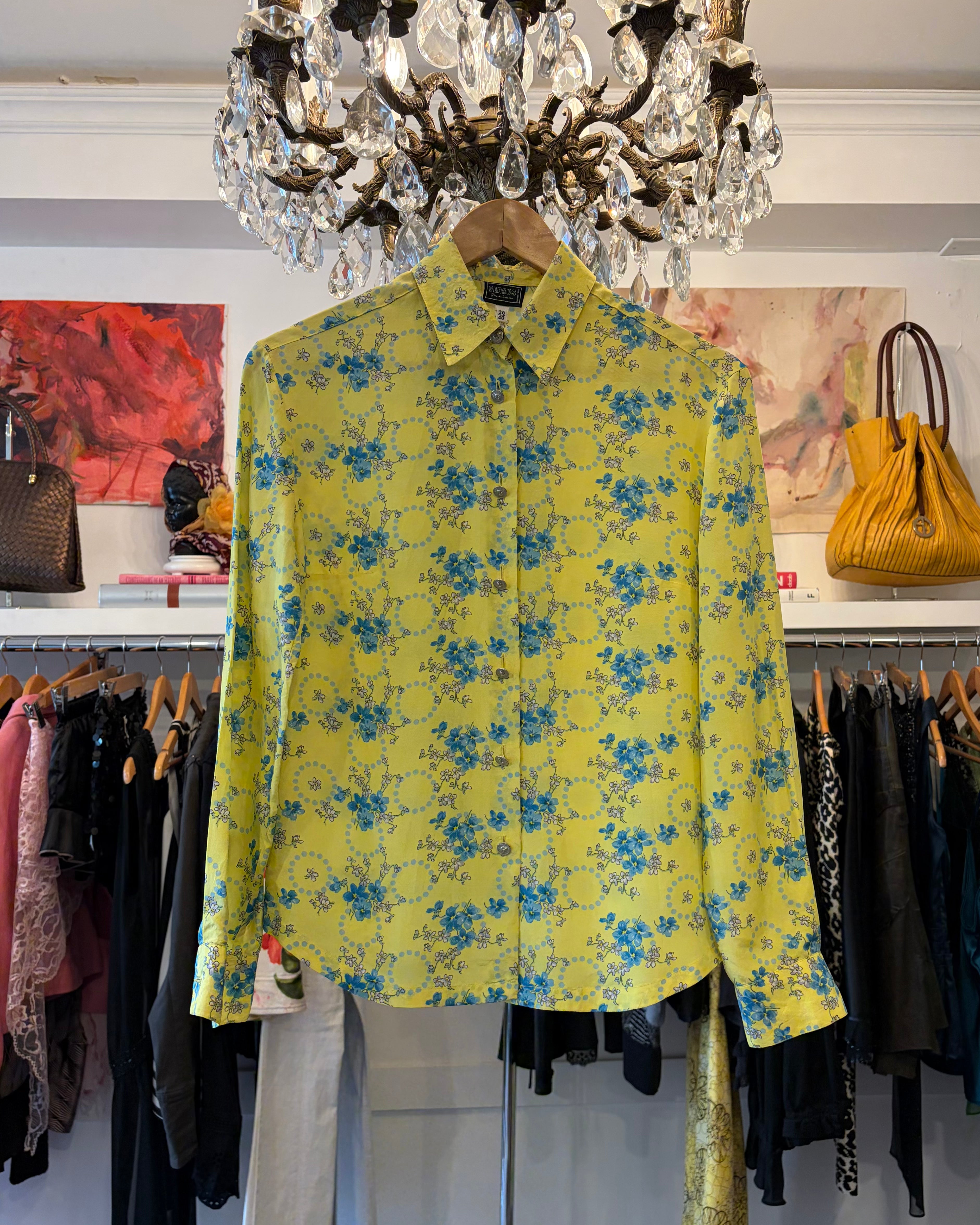 1990s Versace Silk Blouse