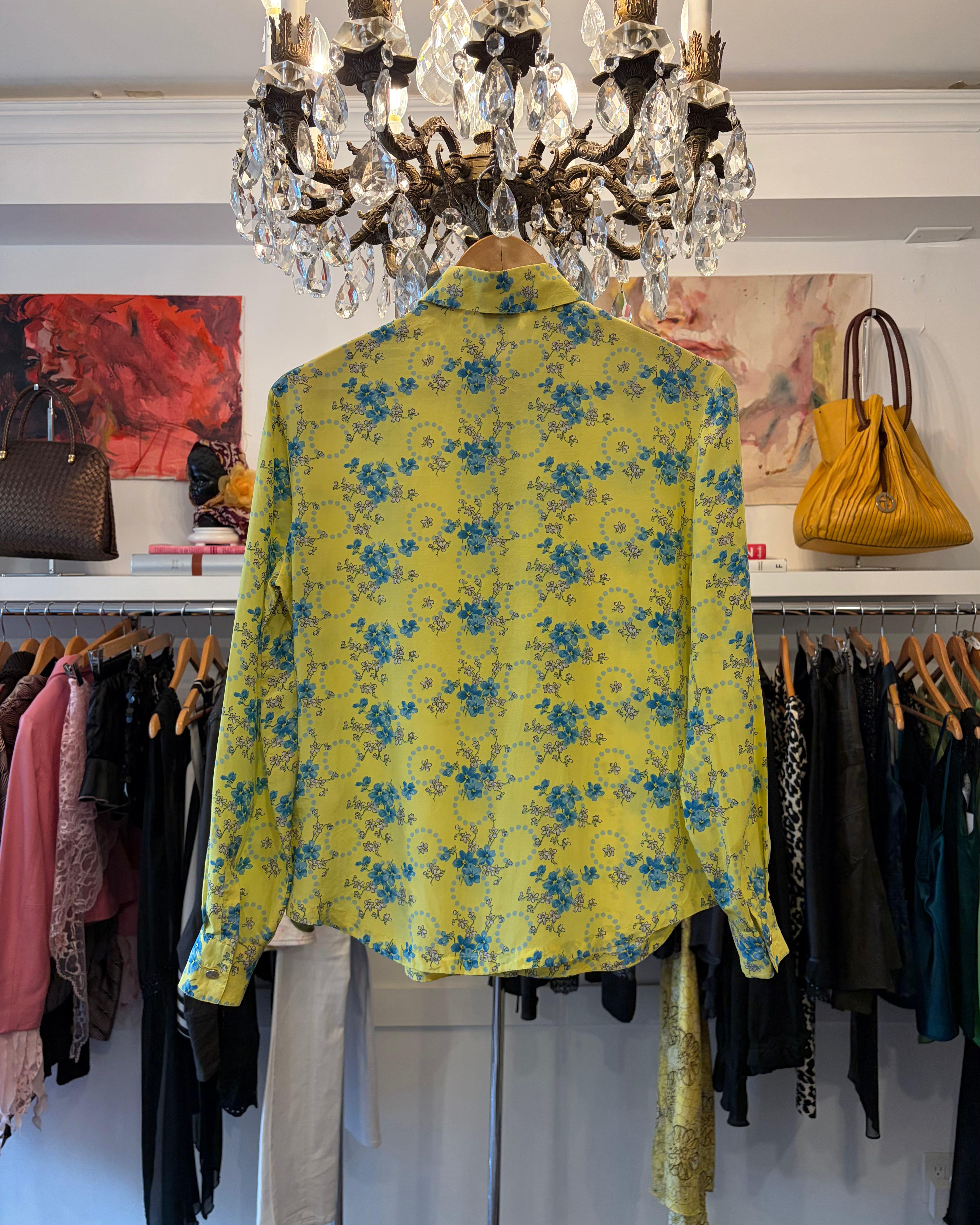 1990s Versace Silk Blouse