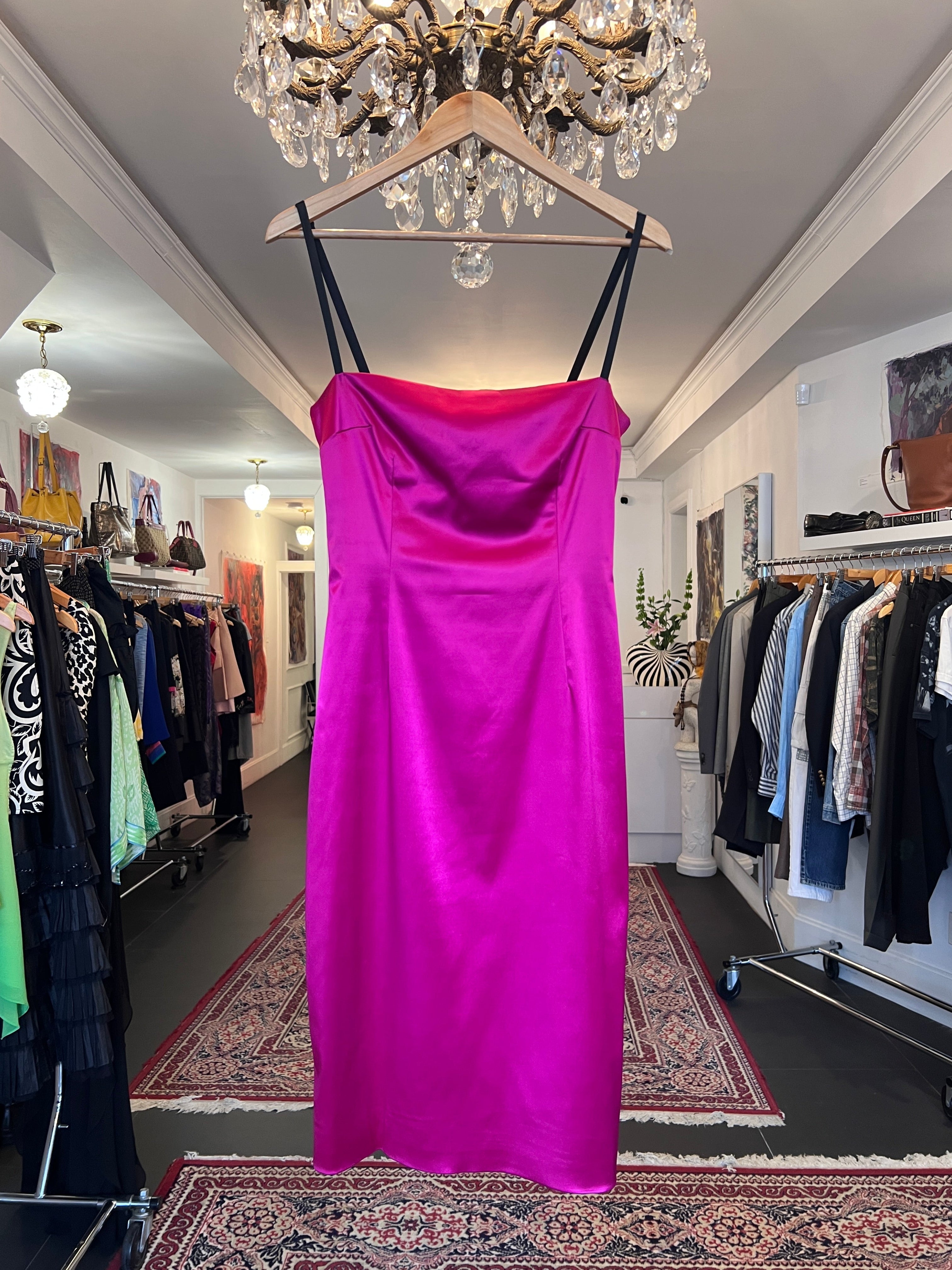 2000s Dolce & Gabbana Fuchsia Dress