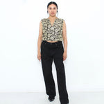 1960s Metallic Brocade Top
