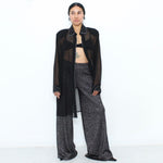 1970s Wide Leg Knit Pants