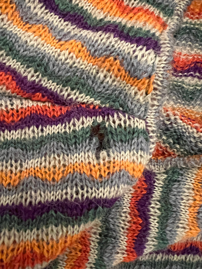 1970s Multicoloured Cardigan Set