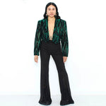 1980s Sparkly Cropped Blazer