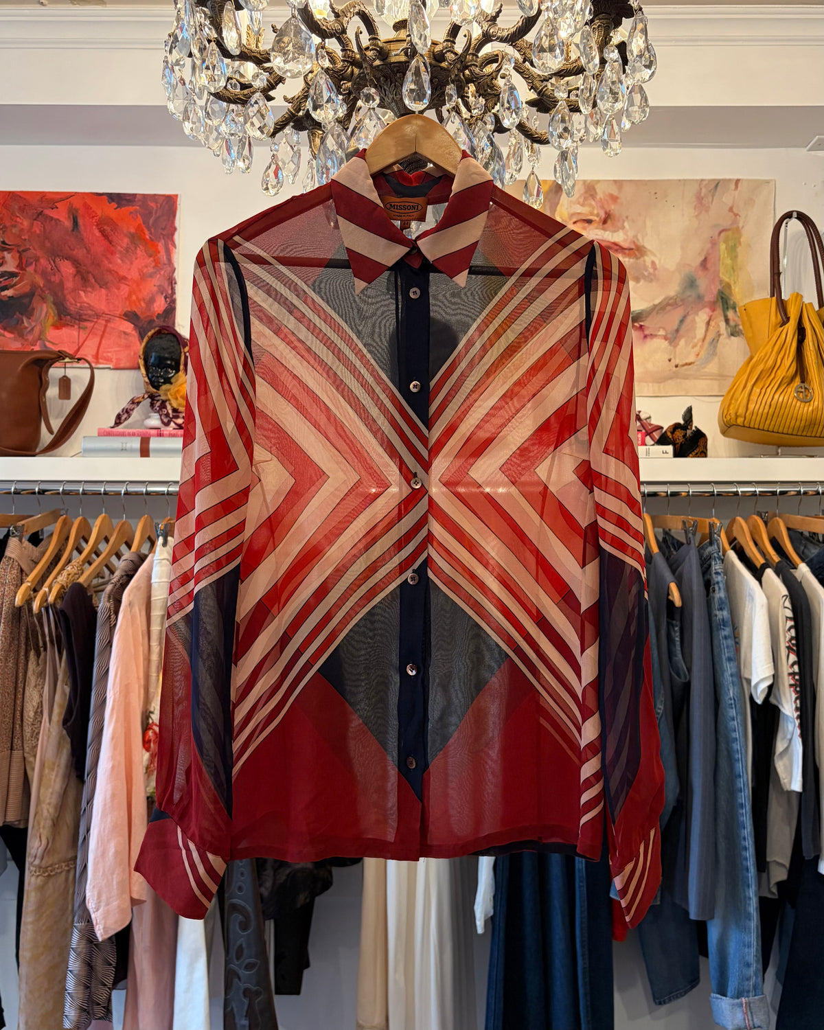 1990s Missoni Silk Top