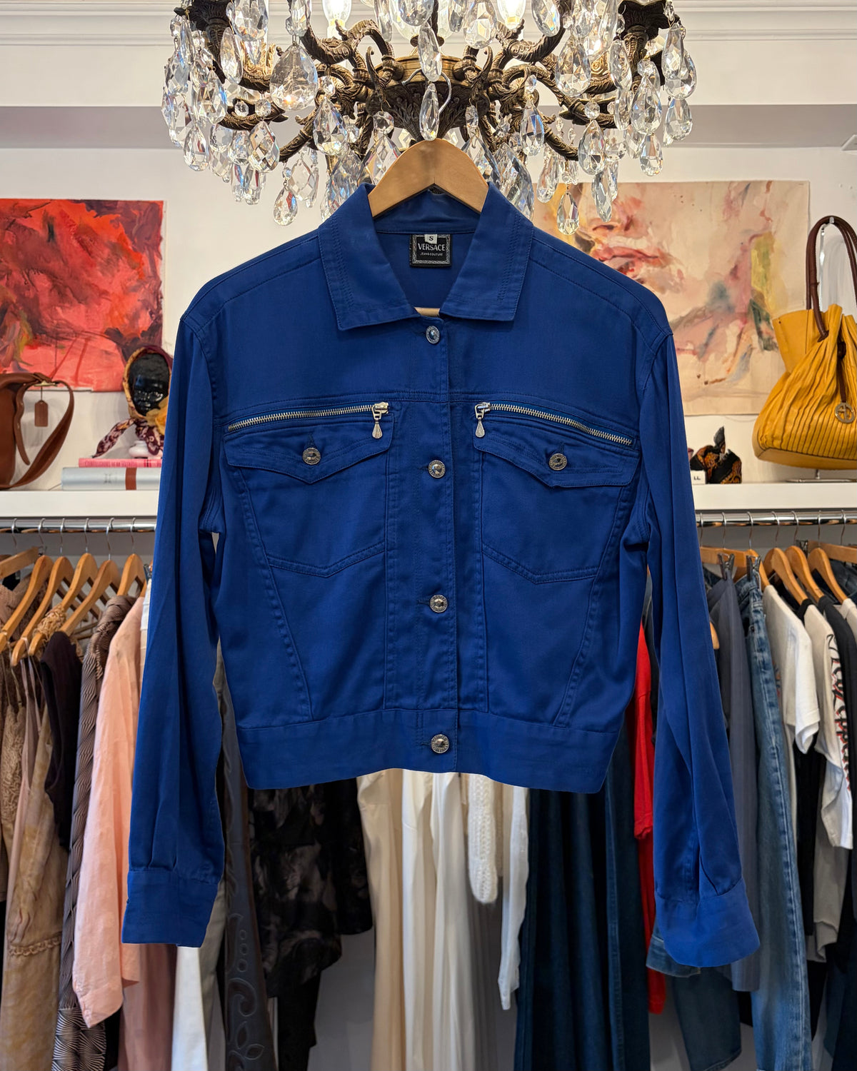1990s Versace Cropped Jacket