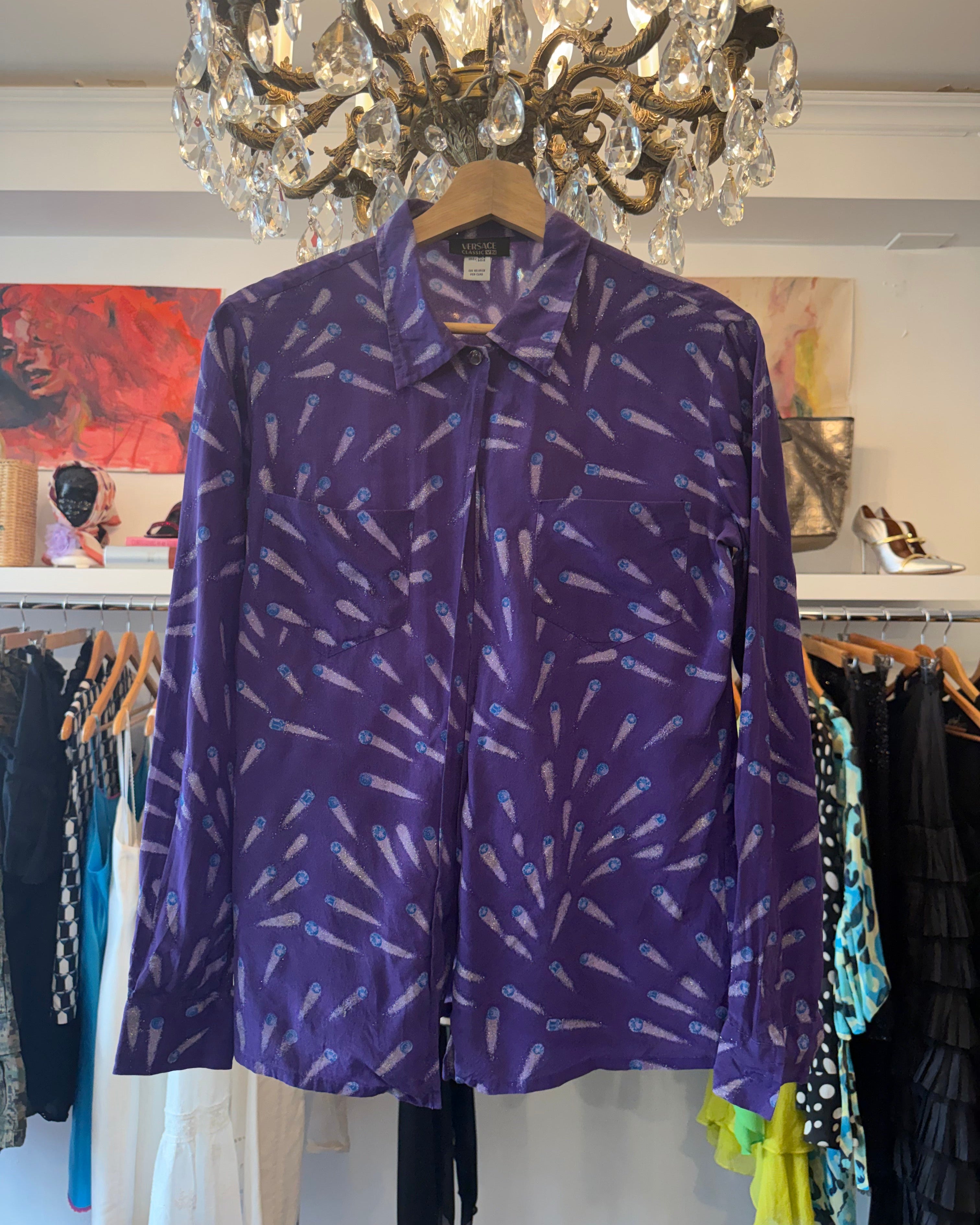 1990s Versace Silk Shirt