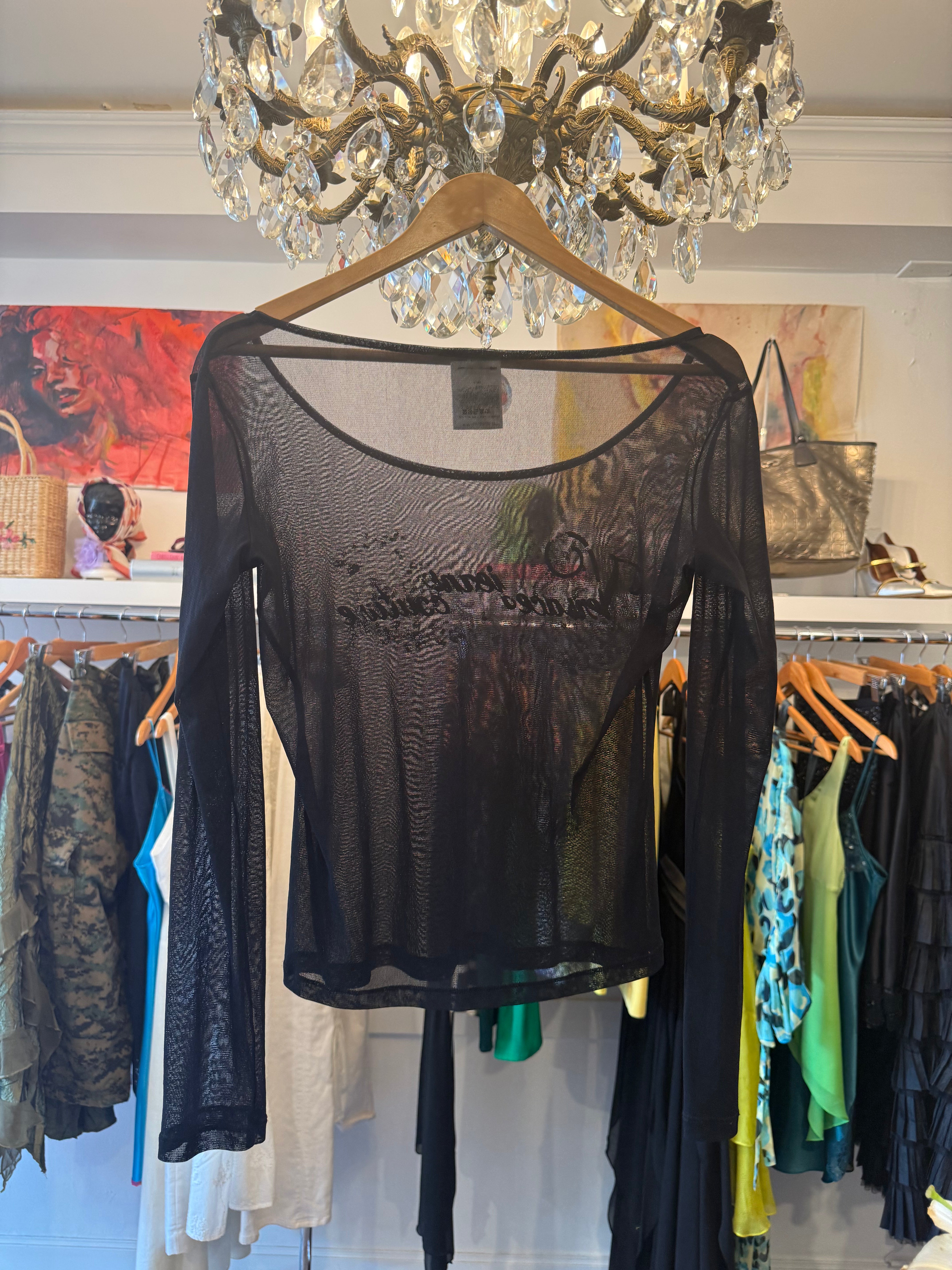 1990s Versace Graphic Top