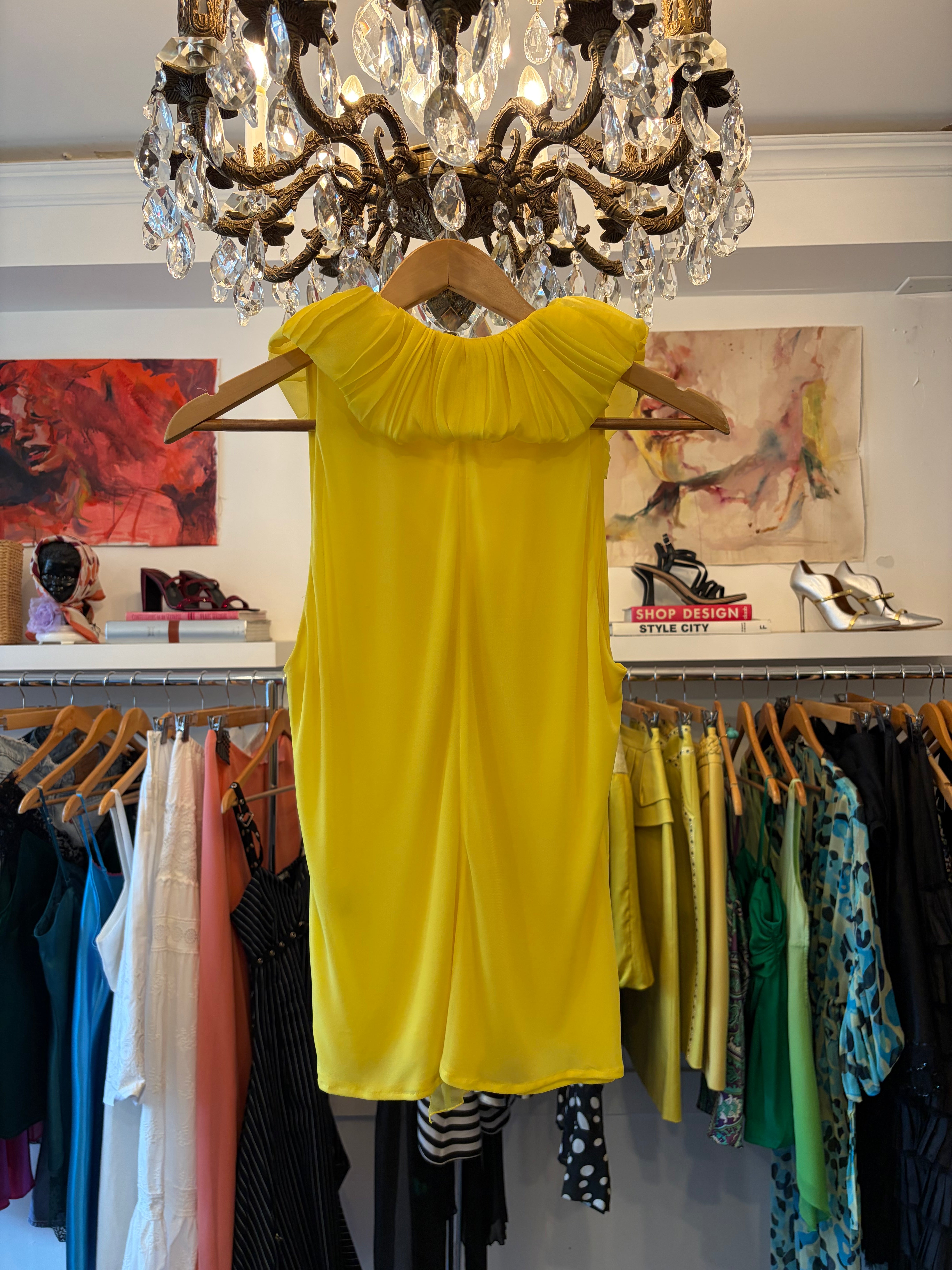 2005 Roberto Cavalli Ruffle Top