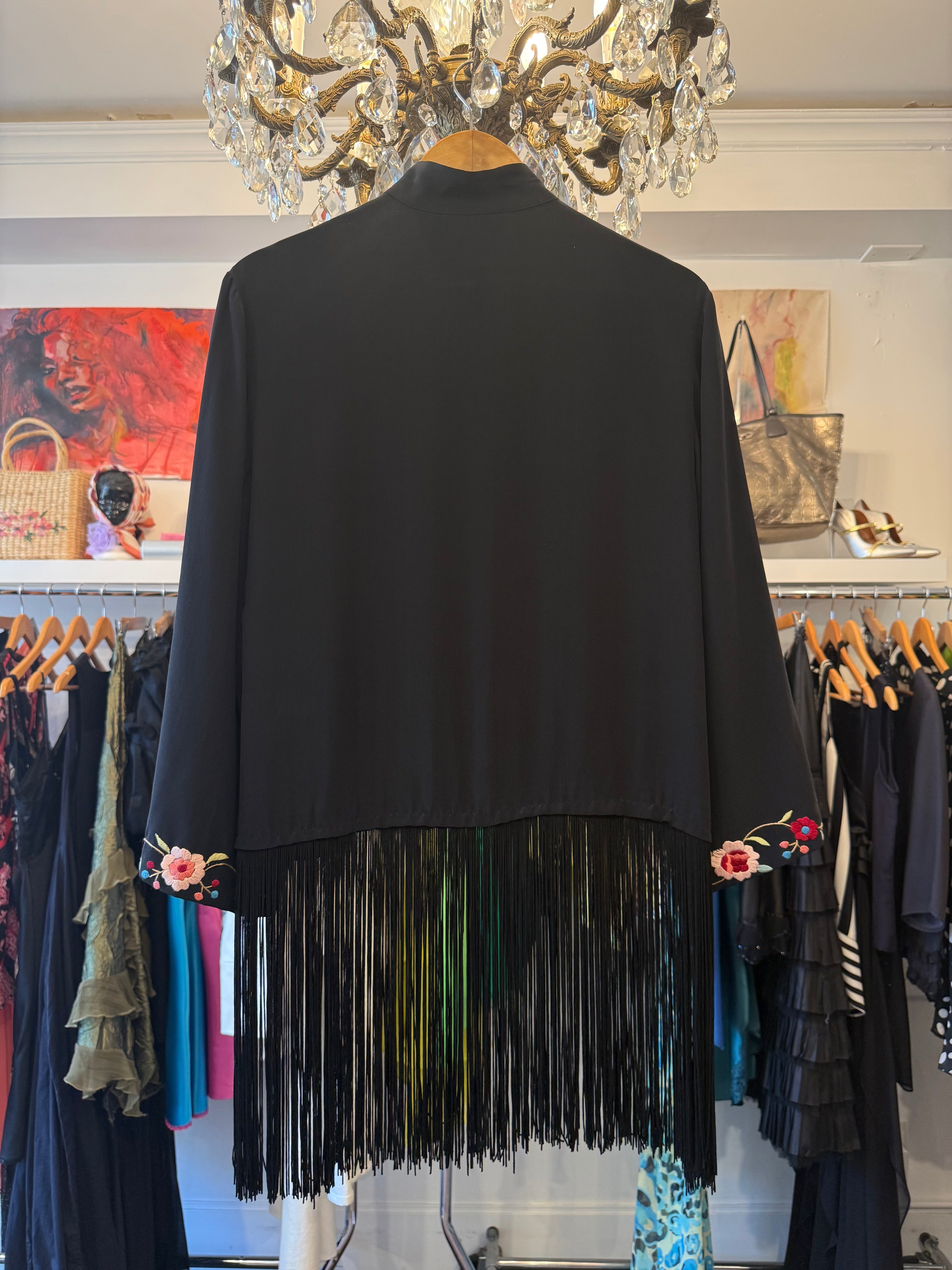 2000s Sue Wong Silk Blazer