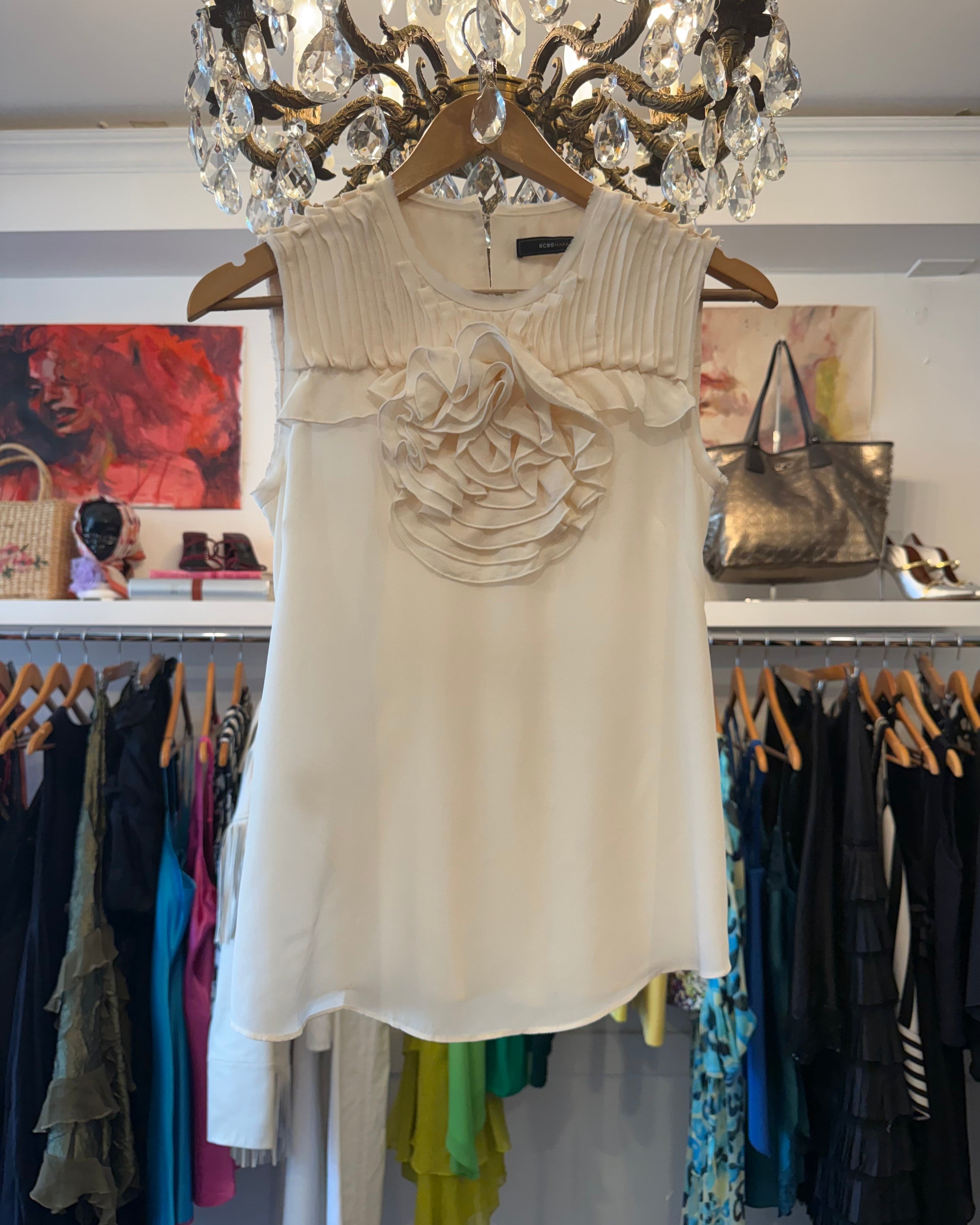 2000s BCBG Max Azria Silk Blouse