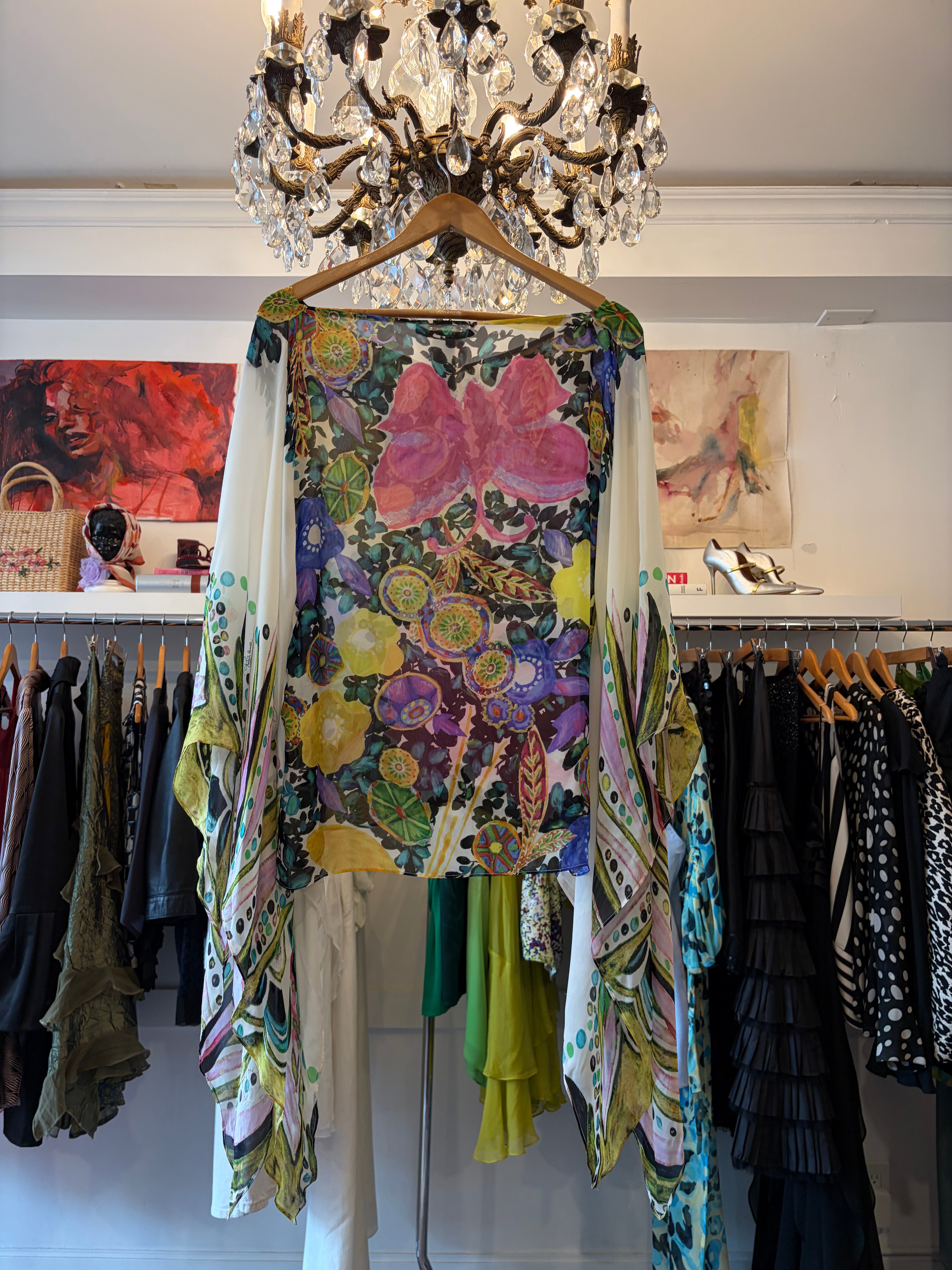 2000s Roberto Cavalli Silk Kimono