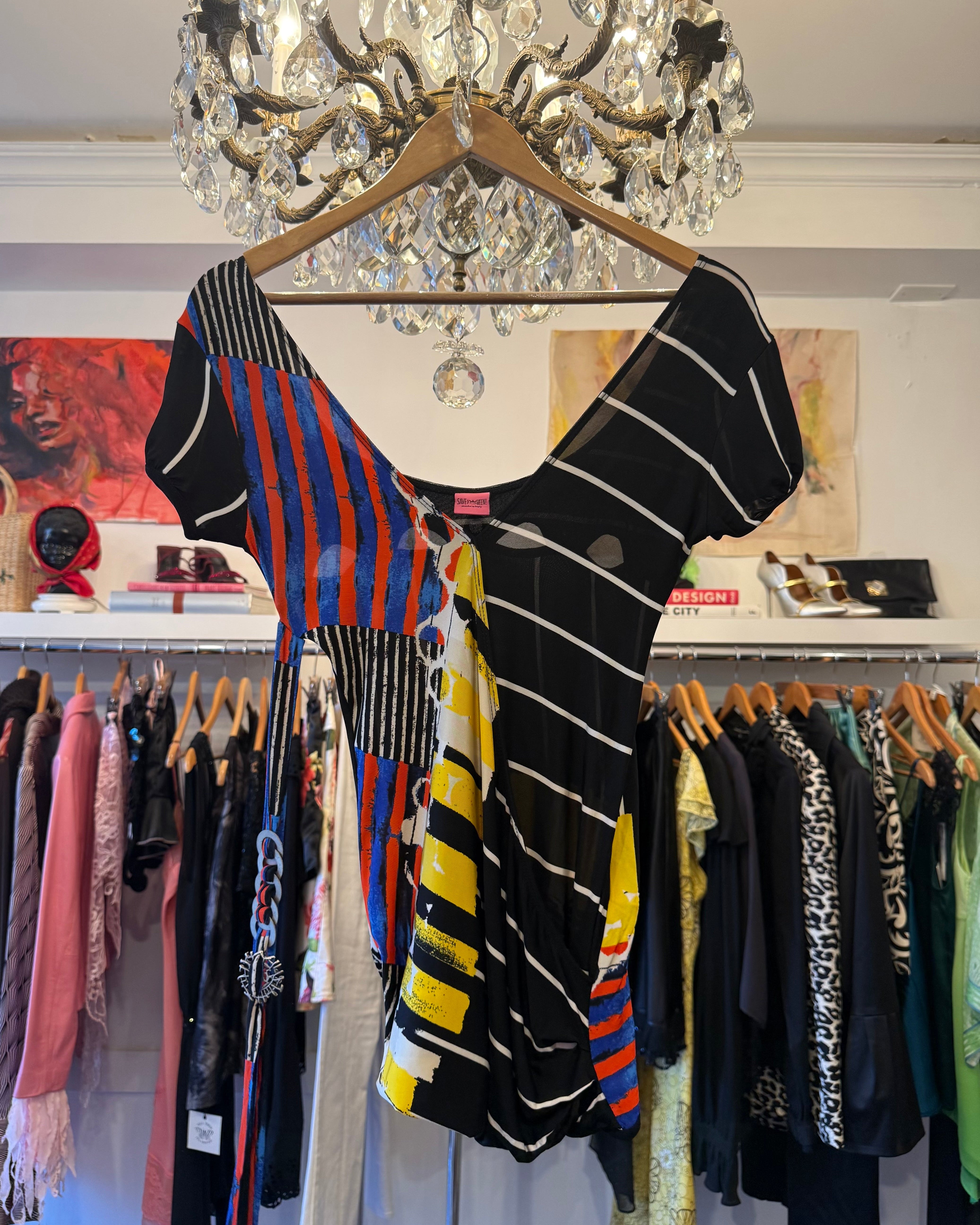 2000s Save The Queen Striped Top