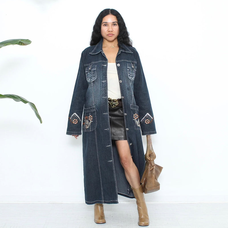1990s Denim Duster