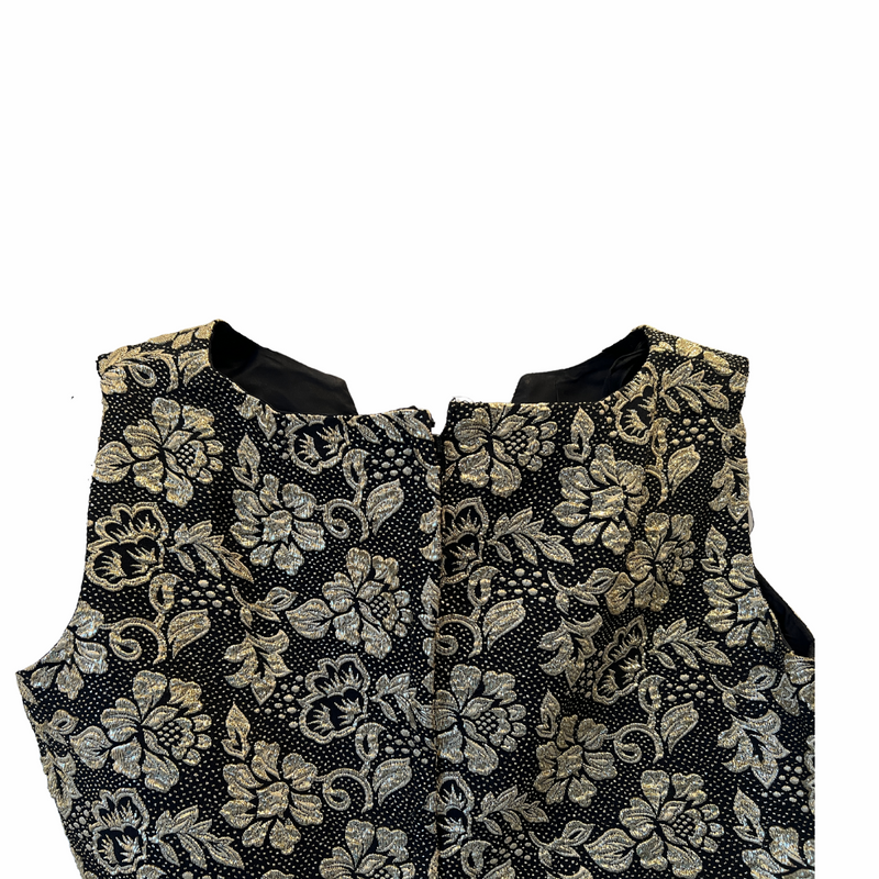 1960s Metallic Brocade Top