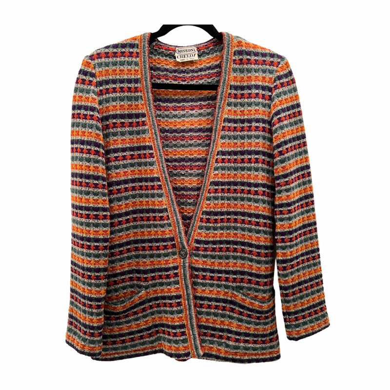1970s Multicoloured Cardigan Set