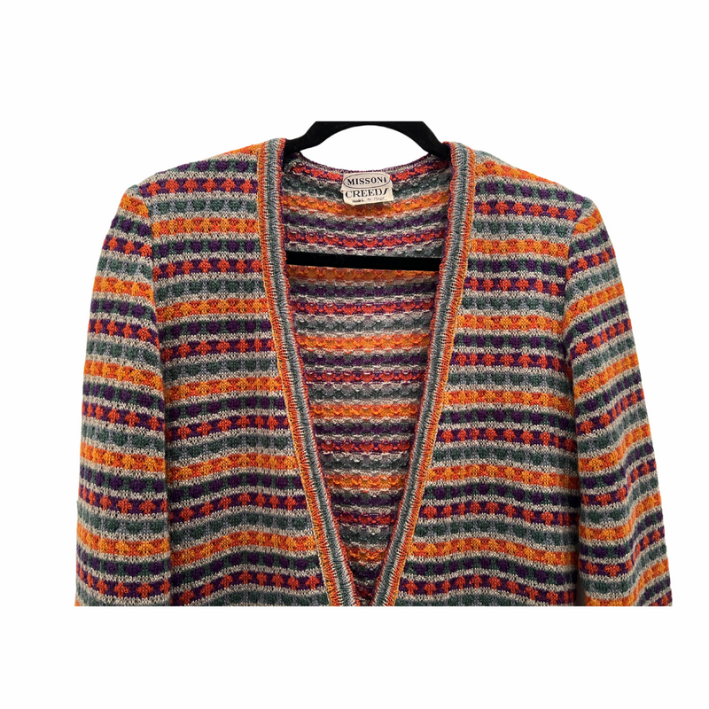 1970s Multicoloured Cardigan Set