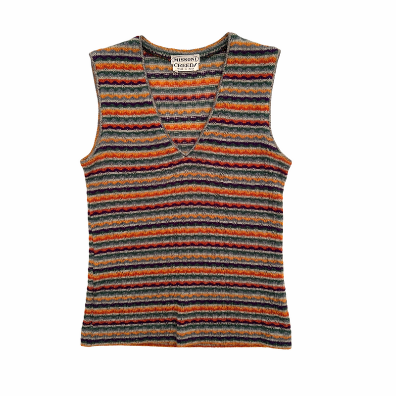 1970s Multicoloured Cardigan Set