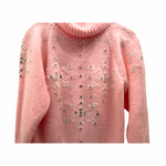 1980s Snowflake Turtleneck Sweater