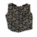 1960s Metallic Brocade Top