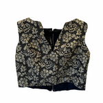 1960s Metallic Brocade Top