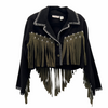 1980s Wool Fringe Jacket