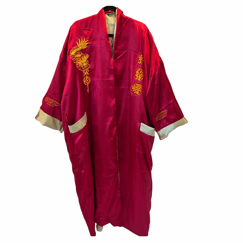 1960s Reversible Satin Duster