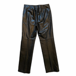 1990s Black Leather Pants