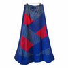 1970s Quilted Maxi Skirt with Sash