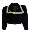 1970s Velvet Victorian Style Blazer