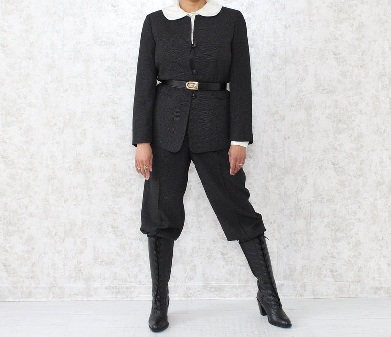 1980s Polka-Dot Pant Suit