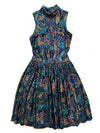 1980s Metallic Skirt-Set