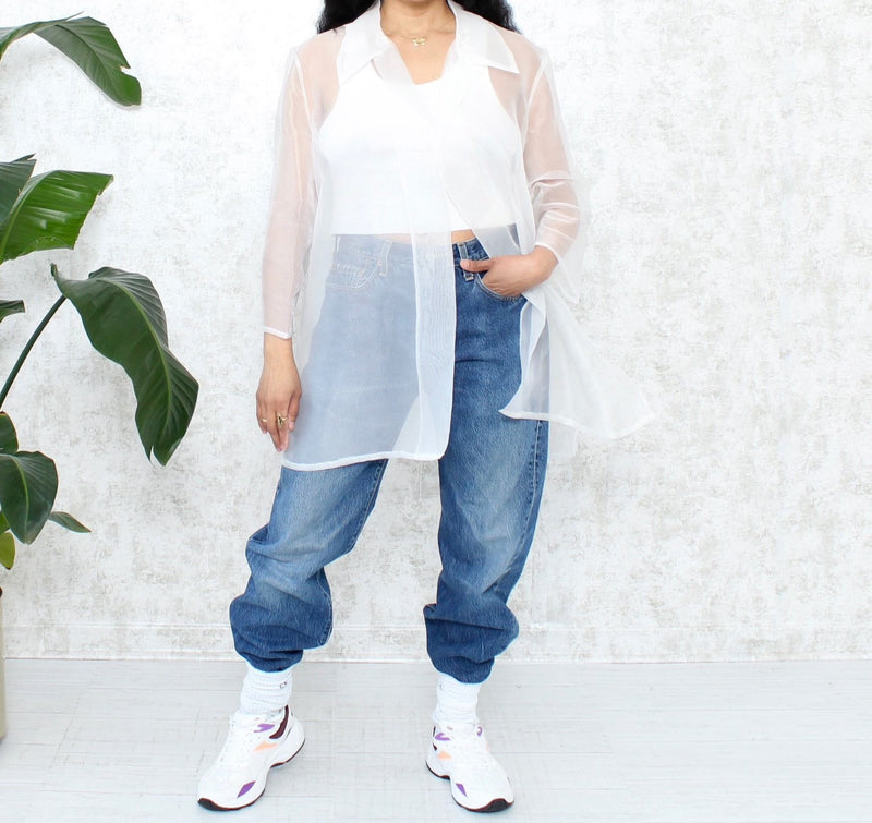 Vintage Sheer Organza Jacket