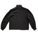 1980s Chiffon High-Neck Ruffle Blouse