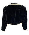 1970s Velvet Victorian Style Blazer