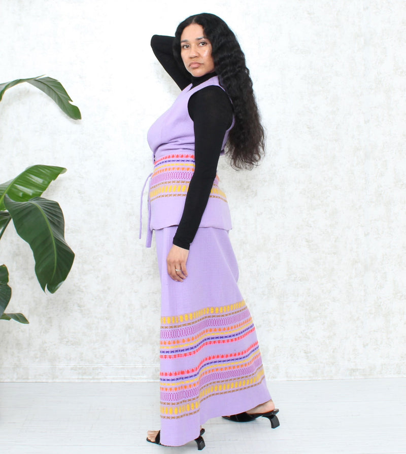1960s Embroidered Three- Piece Set