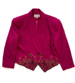 ON HOLD FOR L...Cool 1980s Pink Blazer