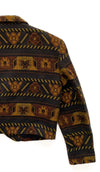 Vintage Cropped Southwestern Blazer