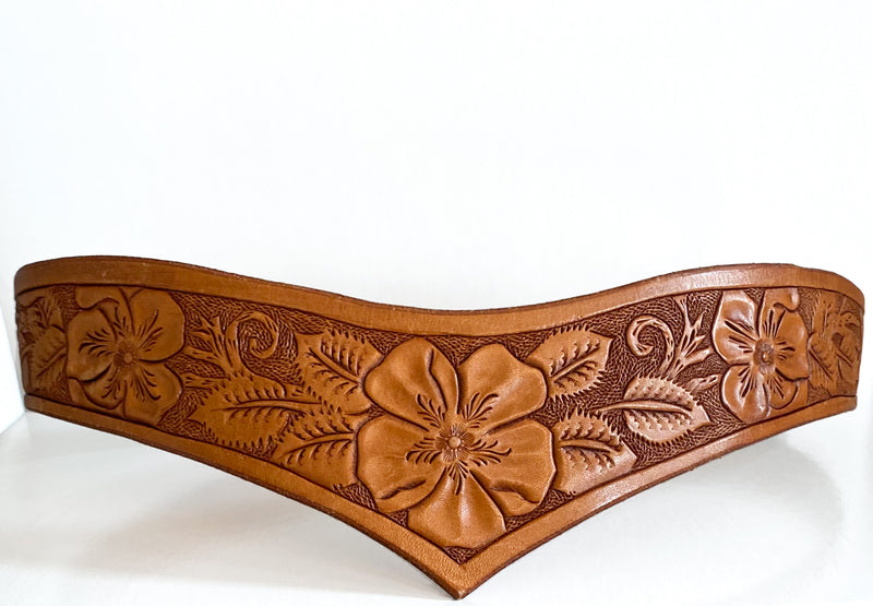 Wonder Woman Tooled Leather Belt