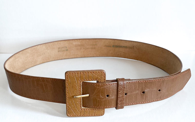 1980s Grainy Textured Belt