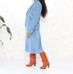 1990s Corduroy Skirt Suit