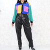 ON HOLD...1980s High Waisted Leather Trousers