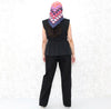1980s Structured Waistcoat with Belt